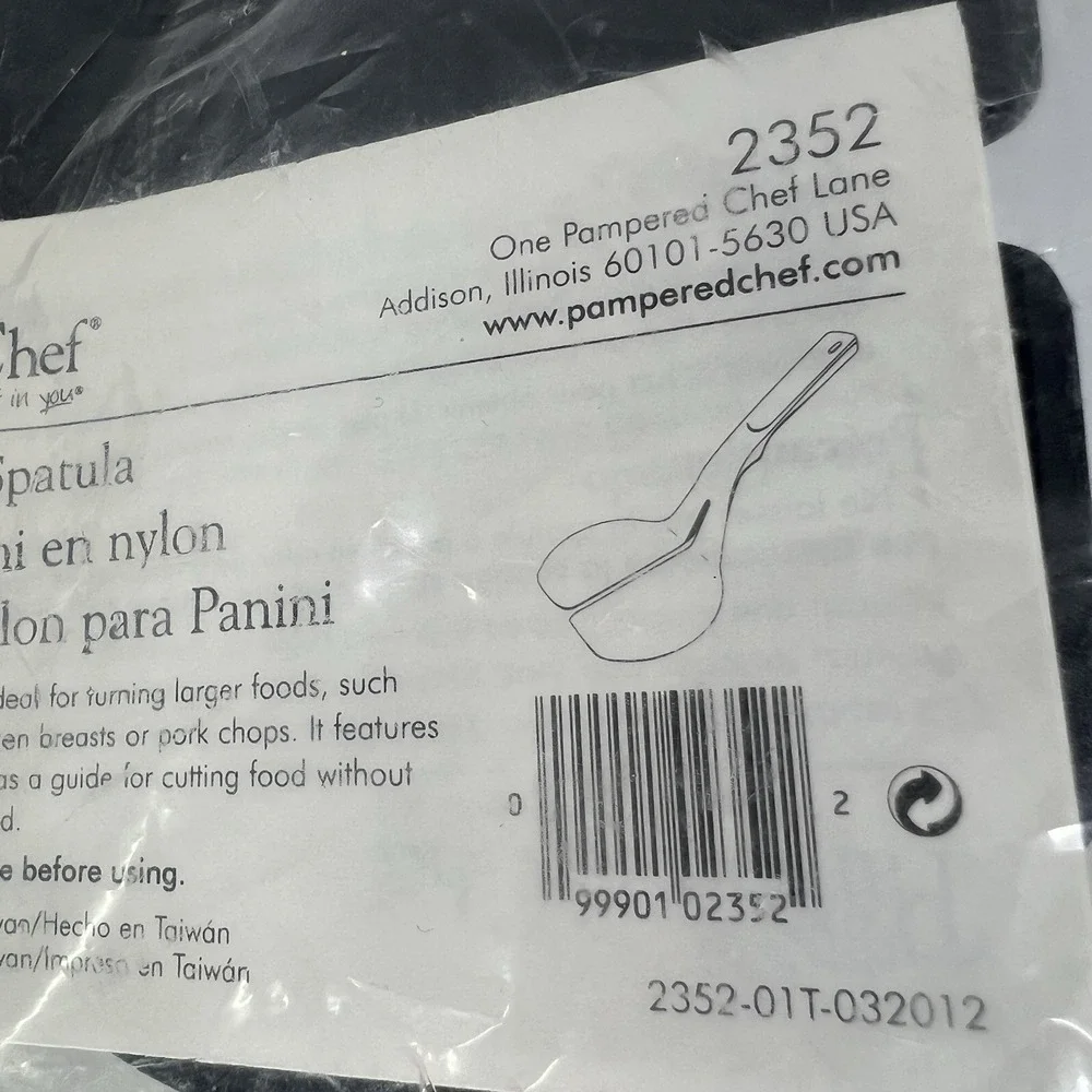 Pampered Chef Nylon Panini Spatula #2352 NEW In Bag‎ Kitchen Turner